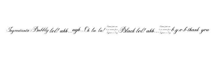 Trufla Words  Free Fonts Download