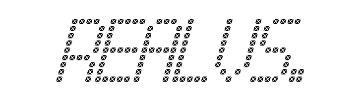 Cross led tfb Italic  Free Fonts Download