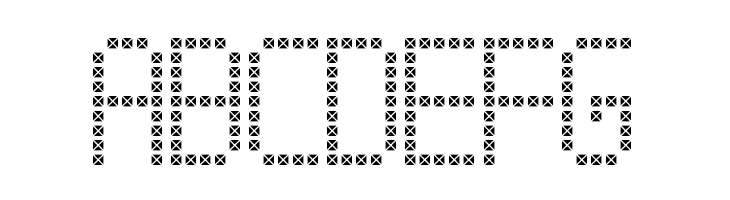 Cross led tfb  Free Fonts Download