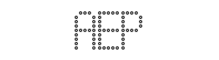 Cross led tfb  Free Fonts Download