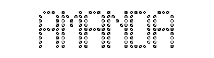 Cross led tfb  Free Fonts Download