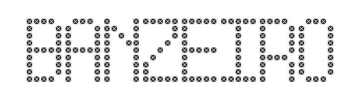 Cross led tfb  Free Fonts Download