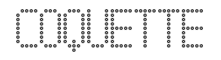 Cross led tfb  Free Fonts Download