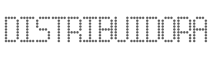 Cross led tfb  Free Fonts Download