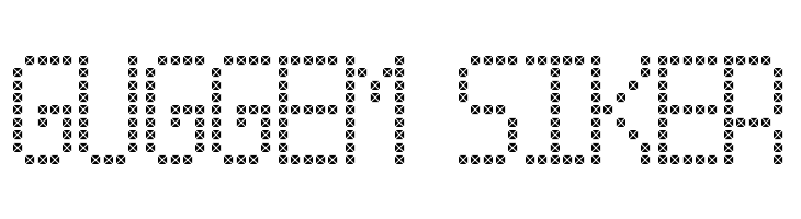 Cross led tfb  Free Fonts Download