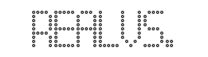 Cross led tfb  Free Fonts Download