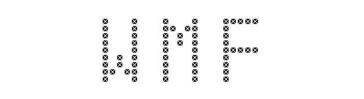 Cross led tfb  Free Fonts Download