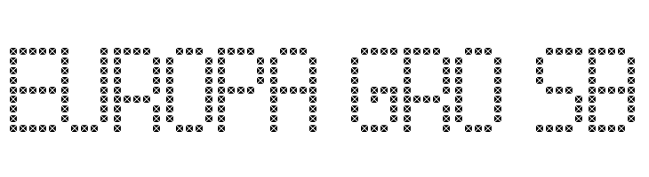 Cross led tfb  Free Fonts Download