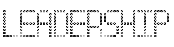 Cross led tfb  Free Fonts Download