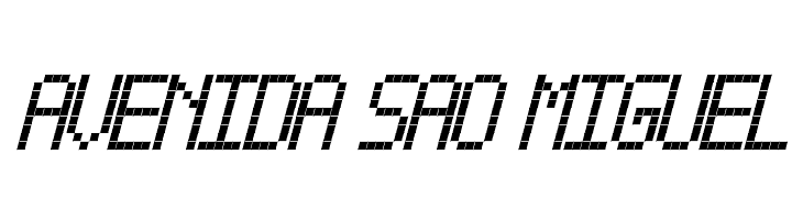 Cross led tfb bold Italic  Free Fonts Download