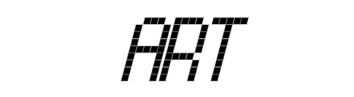 Cross led tfb bold Italic  Free Fonts Download