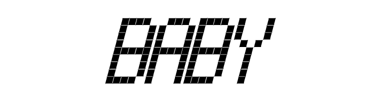 Cross led tfb bold Italic  Free Fonts Download