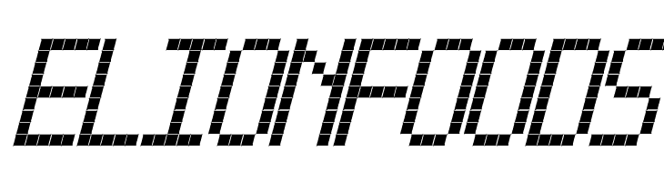 Cross led tfb bold Italic  Free Fonts Download