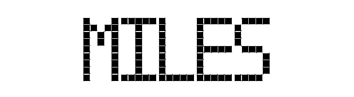 Cross led tfb bold  Free Fonts Download