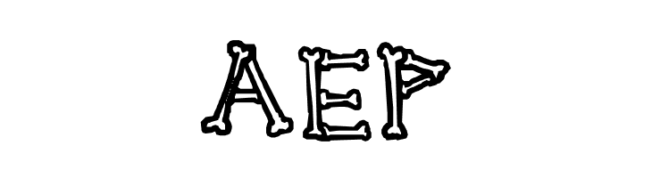A skeleton in your closet  Free Fonts Download