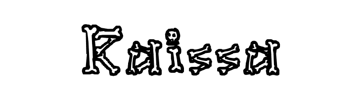 A skeleton in your closet  Free Fonts Download