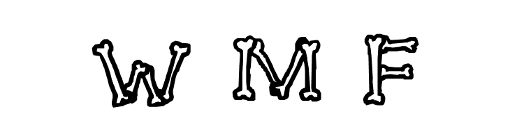 A skeleton in your closet  Free Fonts Download