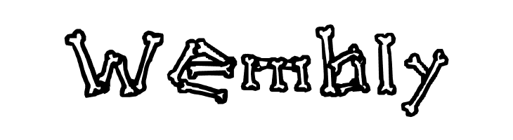 A skeleton in your closet  Free Fonts Download