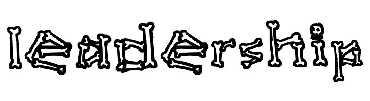 A skeleton in your closet  Free Fonts Download