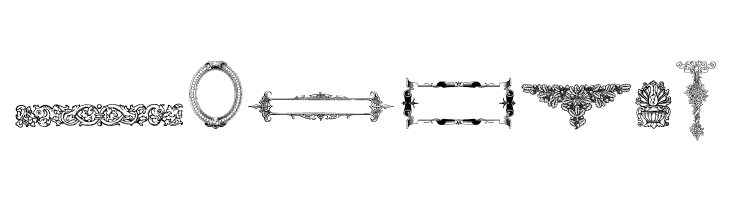 Mortised Ornaments Free Two  Free Fonts Download