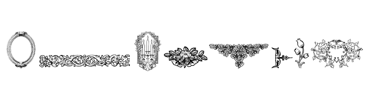 Mortised Ornaments Free Two  Free Fonts Download