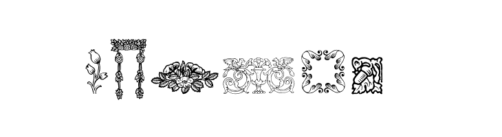 Mortised Ornaments Free Two  Free Fonts Download