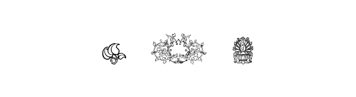 Mortised Ornaments Free Two  Free Fonts Download