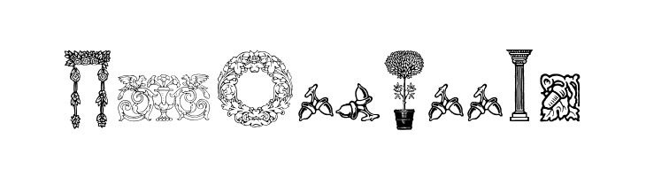 Mortised Ornaments Free Two  Free Fonts Download
