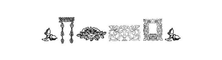 Mortised Ornaments Free Two  Free Fonts Download