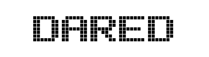 Bold LED Board-7  Free Fonts Download