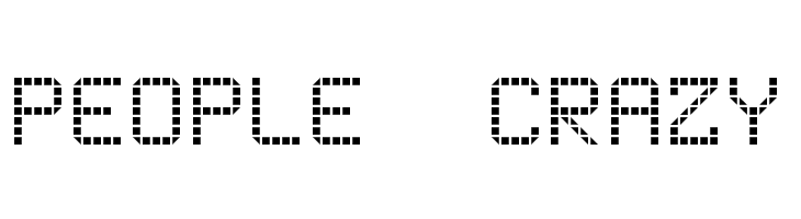 Rounded LED Board-7  Free Fonts Download