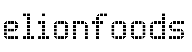 Rounded LED Board-7  Free Fonts Download
