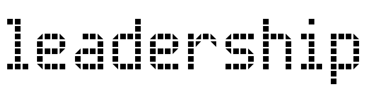 Rounded LED Board-7  Free Fonts Download