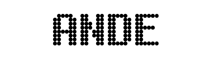 Led 8x6 Regular  Free Fonts Download