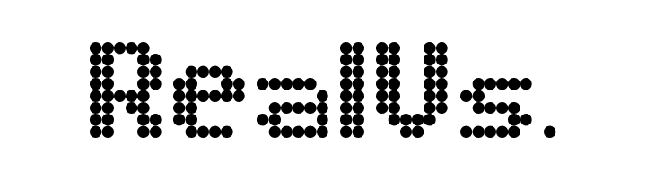 Led 8x6 Regular  Free Fonts Download