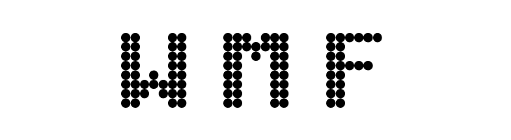 Led 8x6 Regular  Free Fonts Download