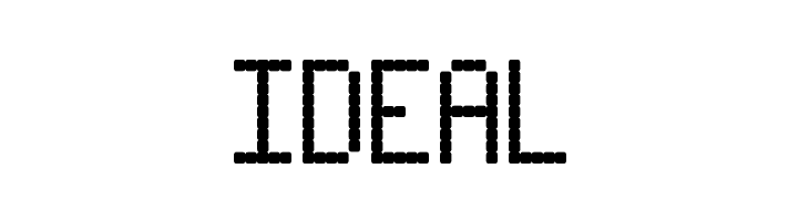 LED LCD 123  Free Fonts Download