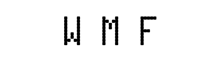 LED LCD 123  Free Fonts Download