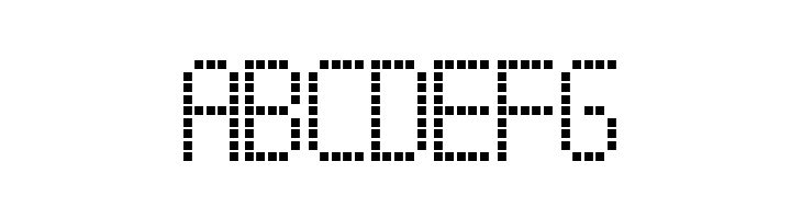 CUBS LED TFB  Free Fonts Download