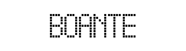 CUBS LED TFB  Free Fonts Download