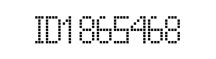 CUBS LED TFB  Free Fonts Download