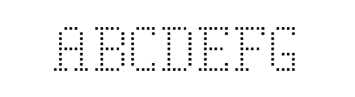 Serif Dot Digital-7  Free Fonts Download