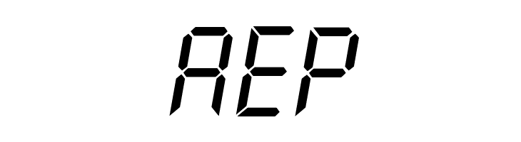 New X Digital tfb  Free Fonts Download