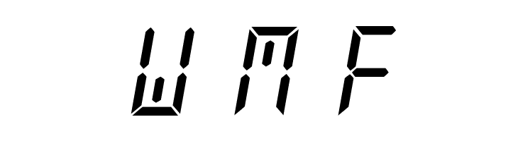 New X Digital tfb  Free Fonts Download