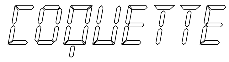 New X Digital tfb Hollow  Free Fonts Download