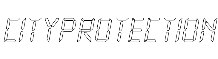 New X Digital tfb Hollow  Free Fonts Download