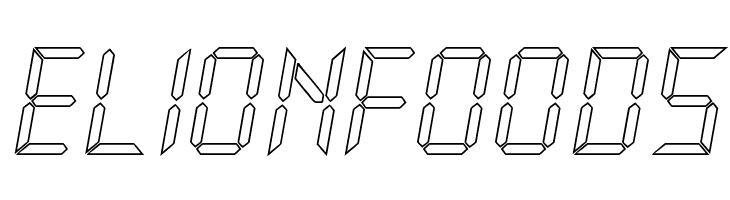 New X Digital tfb Hollow  Free Fonts Download