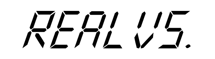 New X Digital tfb Italic  Free Fonts Download