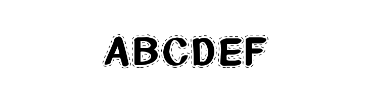 CF National Stitches Regular  Free Fonts Download