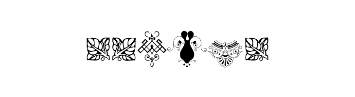 Soft Ornaments Twelve  Free Fonts Download